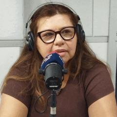 Maisie França em entrevista ao Agenda da Semana. (Foto: FolhaBV)