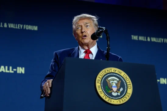 O presidente dos Estados Unidos, Donald Trump