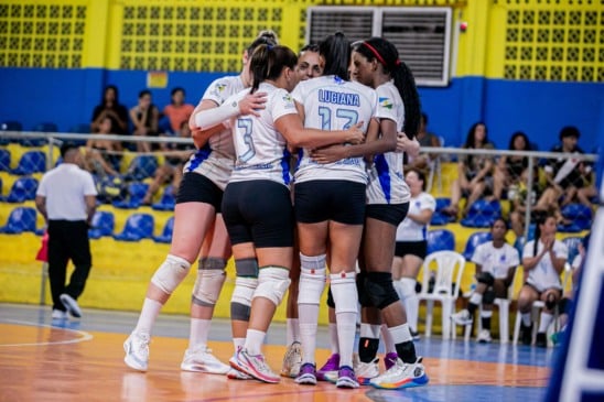 Azul Mania vence o Clube do Remo e chega a semifinal da Superliga C de Vôlei. (Foto: Thyago Lorentz)