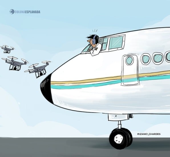 Drones já provocaram 95 ocorrências em aeroportos e paralisaram voos nos últimos dois anos