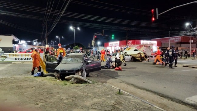 Simulação de acidente de trânsito é realizada na zona Oeste