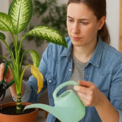 3 passos para recuperar uma dieffenbachia murcha e fazê-la crescer novamente