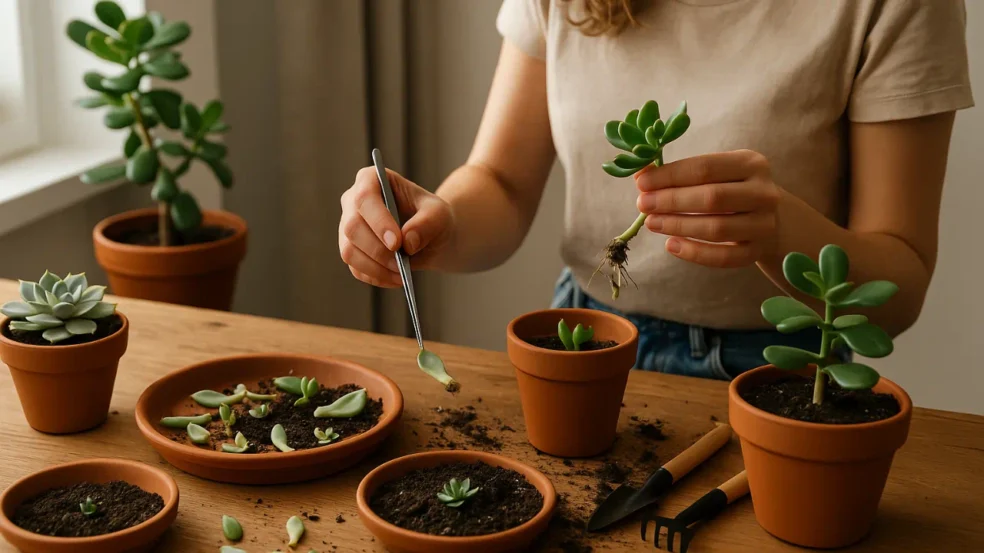 7 formas de multiplicar suculentas em casa sem gastar nada com mudas