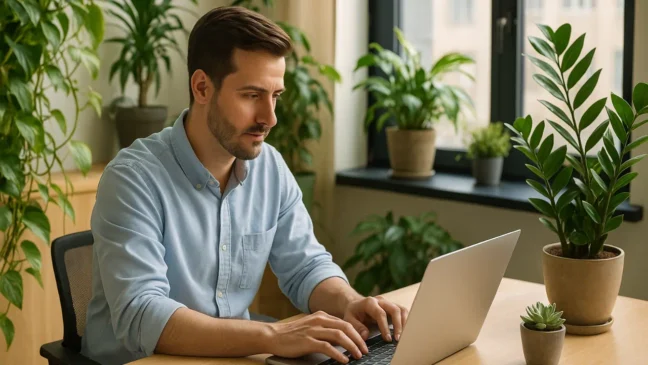 7 plantas ideais para escritórios que reduzem estresse e aumentam foco