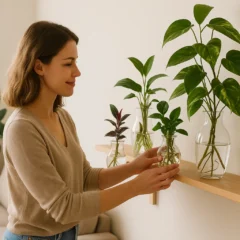 7 plantas que crescem mais rápido em água do que na terra para você não ter dificuldade em usá-las na decoração interna