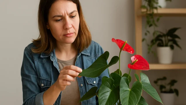 Antúrio sem flores vibrantes 7 falhas de cultivo estão comprometendo a floração e podem ser revertidas