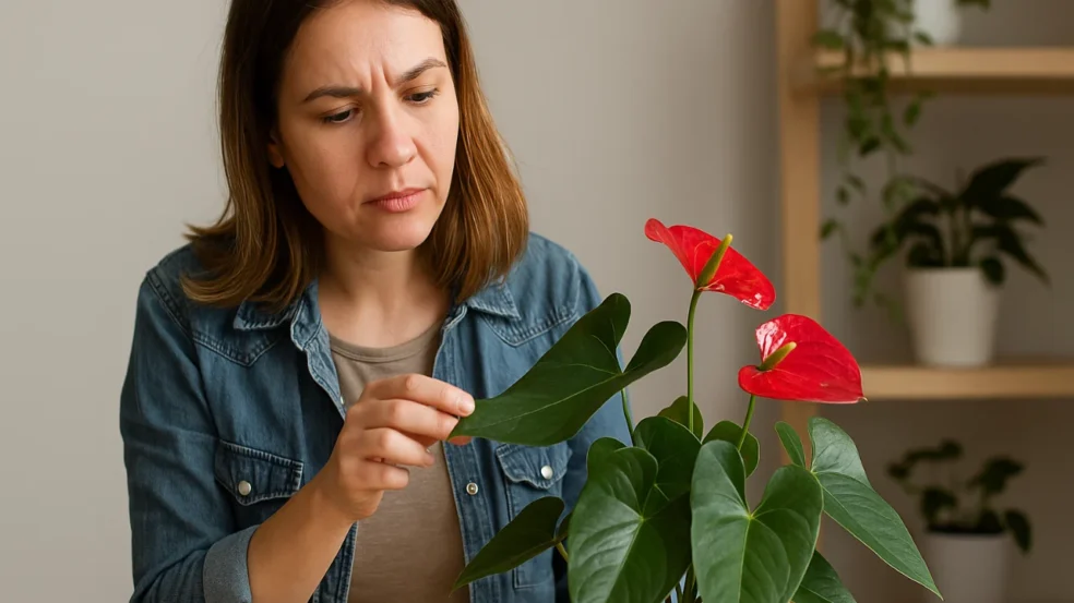 Antúrio sem flores vibrantes 7 falhas de cultivo estão comprometendo a floração e podem ser revertidas