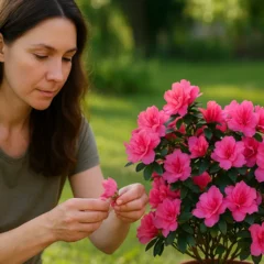 Azaleia mantém flores vivas por mais tempo com 7 cuidados que evitam queda precoce e secura nas pétalas
