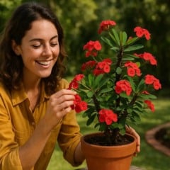 Coroa-de-cristo 7 cuidados que garantem floração o ano inteiro e destacam a planta no seu jardim ou decoração