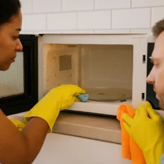 Cozinheiros estão limpando o micro-ondas engordurado em minutos com 6 formas fáceis sem esfregar