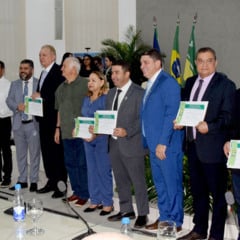Homenageados na sessão de hoje (Foto: Wenderson Cabral)