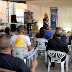 A iniciativa gratuita ocorreu na tarde desta quarta-feira (24), no Centro de Capacitação e Educação (CCE), em parceria com o Centro Cultural e de Formação Indígena (CCFI), a Fundação Dom Cabral e a Operação Acolhida.(Foto: Wenderson Cabral/FolhaBV)