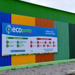 Com uma área de 1.025,56 m², o novo ecoponto vai facilitar o acesso da população à coleta seletiva e reduzir o impacto de resíduos no meio ambiente urbano. (Foto: Divulgação).