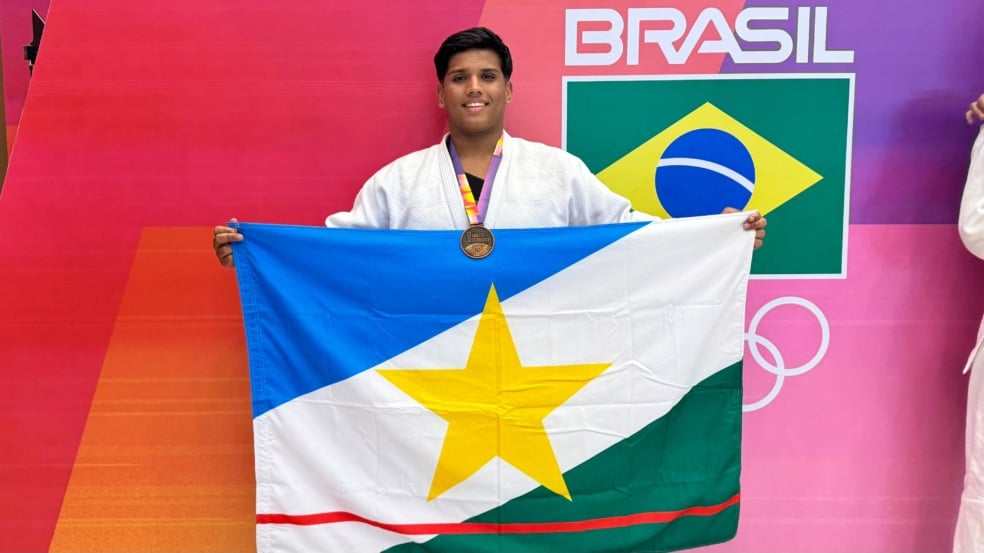 Roraimense conquista medalha de bronze no Jogos da Juventude. (Foto: Ascom/Seed)