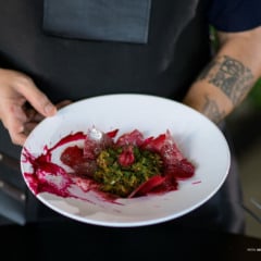 O prato Macuxi da Terra é criação do chef roraimense Jorge Cardoso