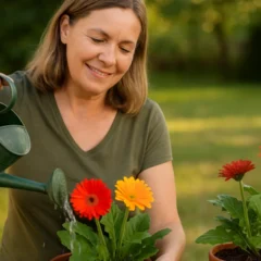 Gérbera floresce o ano inteiro com cor intensa quando se aplicam esses 6 cuidados simples em casa