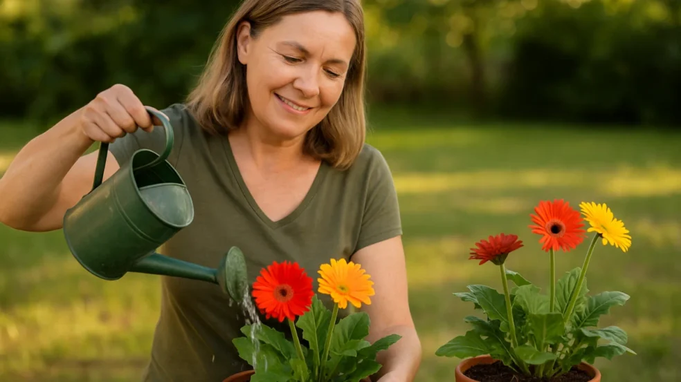 Gérbera floresce o ano inteiro com cor intensa quando se aplicam esses 6 cuidados simples em casa Gérbera floresce o ano inteiro com cor intensa quando se aplicam esses 6 cuidados simples em casa