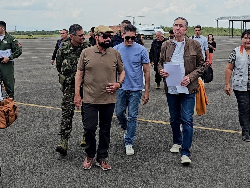A visita ocorre em meio às discussões nacionais sobre a proteção dos povos indígenas e o enfrentamento da crise humanitária na região. (Foto: Nucri/TJRR)