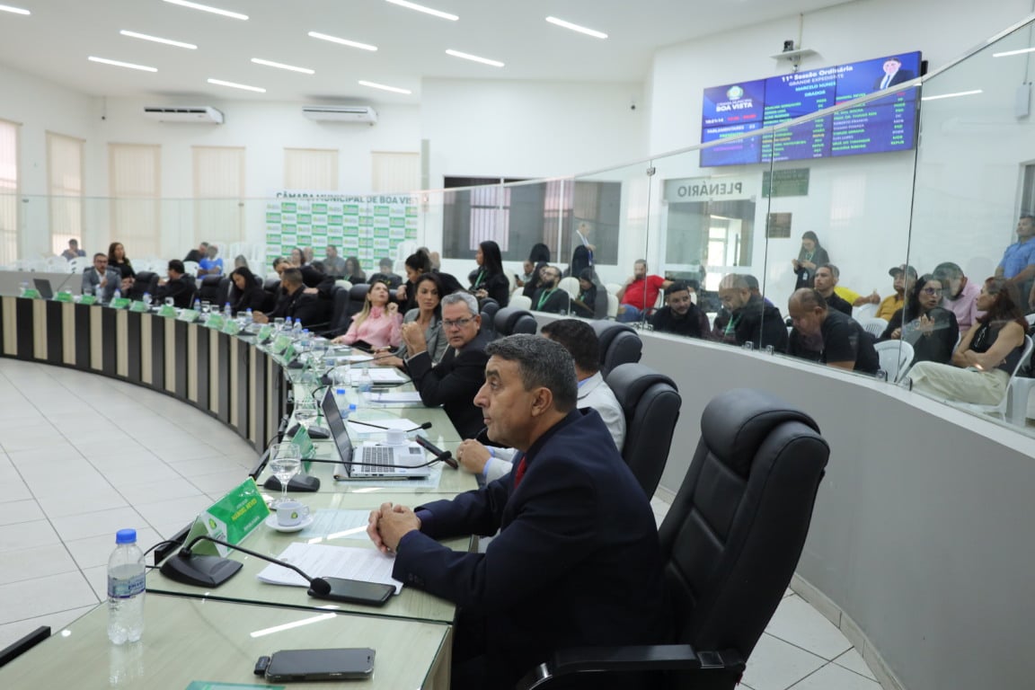 O plenário da Câmara Municipal de Boa Vista (Foto: Reynesson Damasceno/CMBV)
