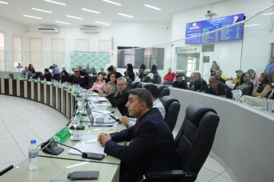 O plenário da Câmara Municipal de Boa Vista (Foto: Reynesson Damasceno/CMBV)