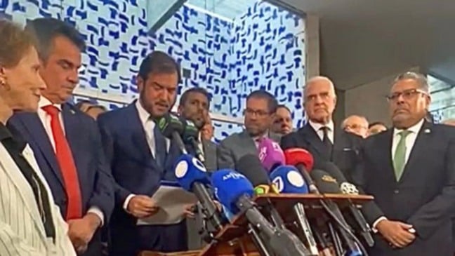 Dirigentes de União Brasil e Progressistas anunciam desembarque do Governo Lula em Brasília