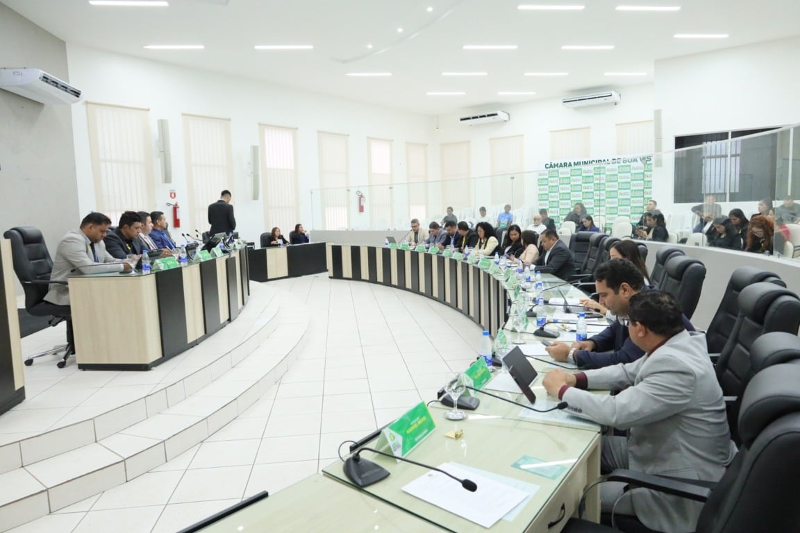 O plenário da Câmara Municipal de Boa Vista