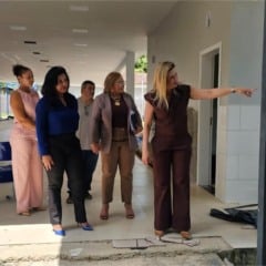 Vistoria nas obras de reestruturação