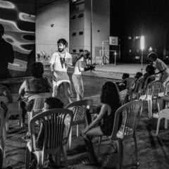 A adaptação de Navio Negreiro, poesia de Castro Alves, resgata a força de sua mensagem abolicionista ao se entrelaçar com a cultura Hip Hop. (Foto: Pablo Felippe).