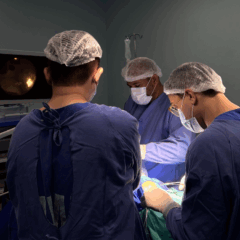 Procedimento foi realizado no Hospital Materno Infantil Nossa Senhora de Nazareth. (Foto: Ascom/Sesau)