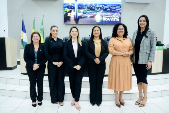 Bancada feminina da Câmara de Boa Vista