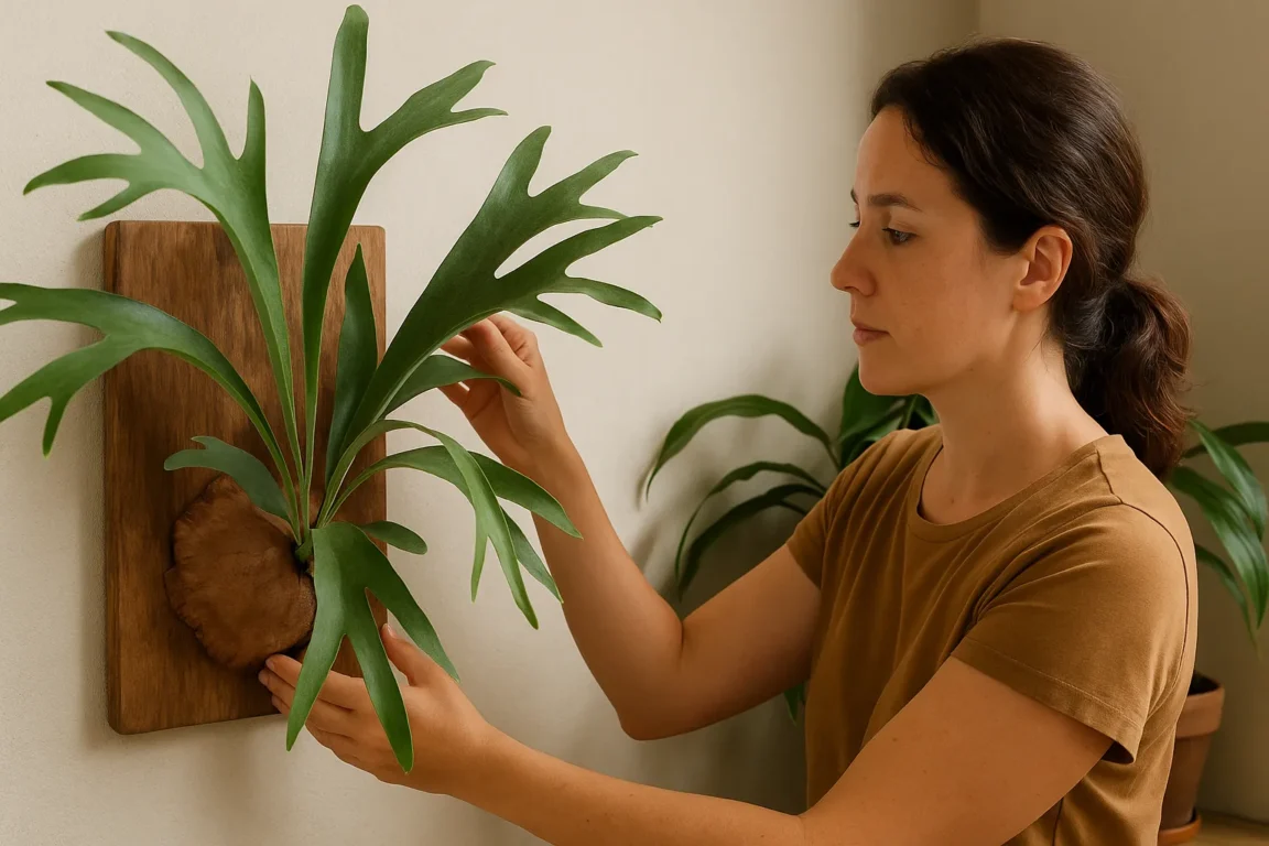 Samambaia chifre-de-veado 7 ideias criativas para incorporar a planta na decoração de interiores