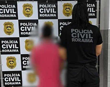 A prisão foi efetuada por agentes da Polícia Civil (Foto: ASCOM/PCRR)