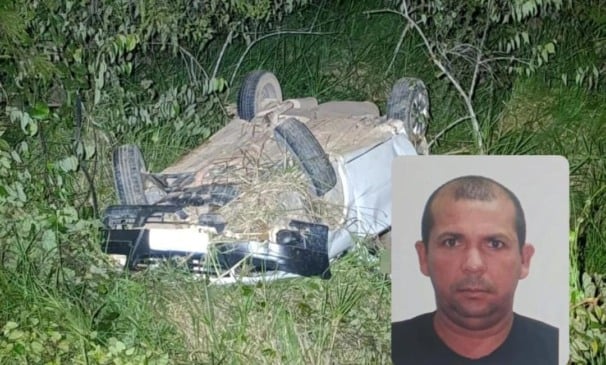 Carro envolvido no acidente (Foto: Divulgação) 