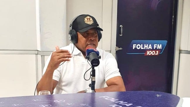 Marcelo Pereira, presidente do Iater, durante entrevista ao Agenda da Semana. Foto: estúdio/Folha FM