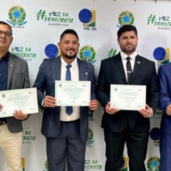 Foram confirmados os cargos dos vereadores Prof. Eraldo, Leandro Silva, Júnior da Teia e Leandro do Surumu. Foto: divulgação