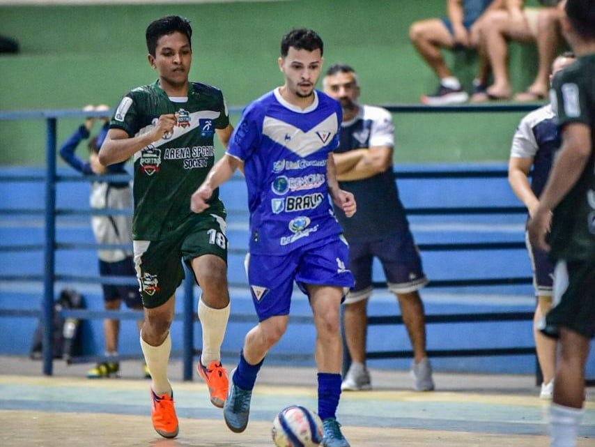 Vivaz vence de virada e assume segunda posição no Roraimense de Futsal. (Foto: Divulgação/Hélio Garcias)
