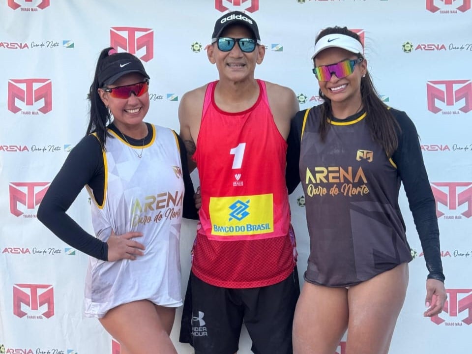 Dupla roraimense disputa competição em Manaus. (Foto: ASCOM/Josy Peixoto e Waleska Barros)
