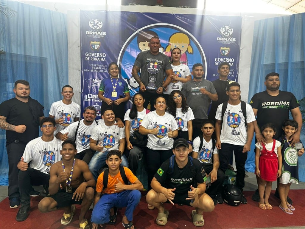 Equipe Roraima Top Team lidera I Etapa da Copa Kid's de Jiu-jitsu. (Foto: ASCOM/Roraima Top Team)