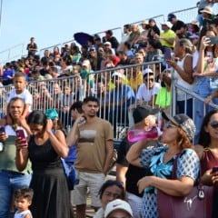 Público presente durante o desfile (Foto: Nilzete Franco/FolhaBV) 