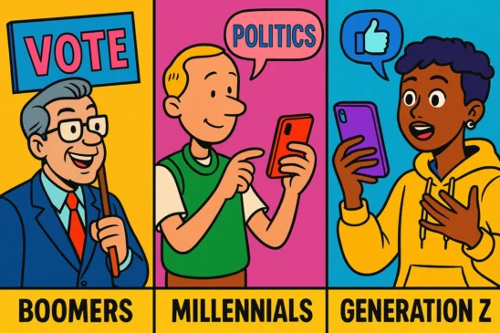 Entenda por que jovens e mais velhos enxergam de forma tão distinta o atual momento político (Foto Divulgação)