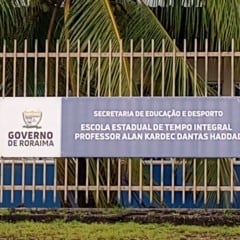 Fachada do Colégio. (Foto: MPRR).