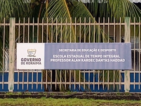 Fachada do Colégio. (Foto: MPRR).