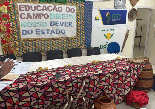 O evento acontece no bloco da Licenciatura em Educação do Campo (LEDUCARR), na Universidade Federal de Roraima. (Foto: Divulgação)