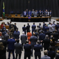 O plenário da Câmara dos Deputados