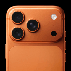 "Novo iPhone 17 Pro aposta em cores vibrantes, com destaque para o laranja-cósmico, que divide opiniões e marca uma mudança estratégica no design e no marketing da Apple (Foto Divulgação)