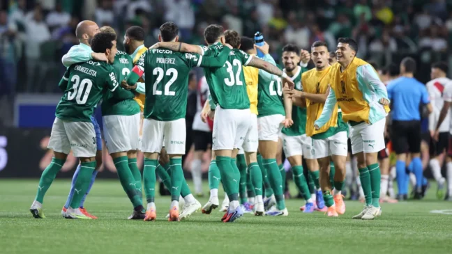 Palmeiras avança para à semifinal da Libertadores pela quinta vez em seis anos. (Foto: Alexandre Schneider/Getty Images)