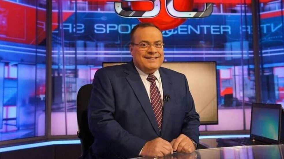 Em seu perfil oficial em rede social a ESPN Brasil lamentou a morte do apresentador. (Foto: Divulgação).