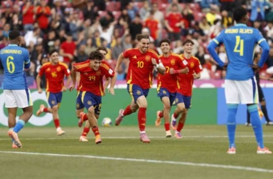 Brasil perde para a Espanha e está fora da Copa do Mundo Sub-20. (Foto: Divulgação/ SEFutbol/Jogada10)