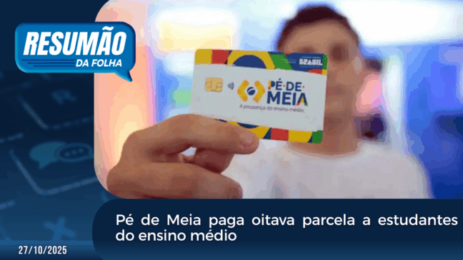 Pé de Meia paga oitava parcela a estudantes do ensino médio Pé de Meia paga oitava parcela a estudantes do ensino médio