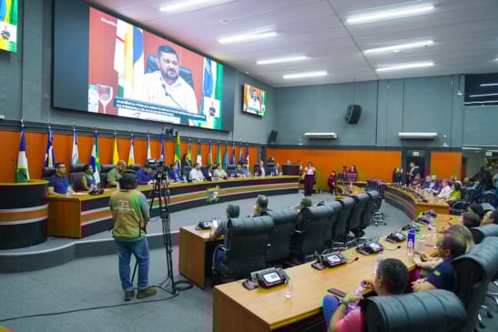 Audiência pública na ALERR debateu os impactos econômicos, sanitários e ambientais da presença de javalis e javaporcos em Roraima. (Foto:Marley Lima)